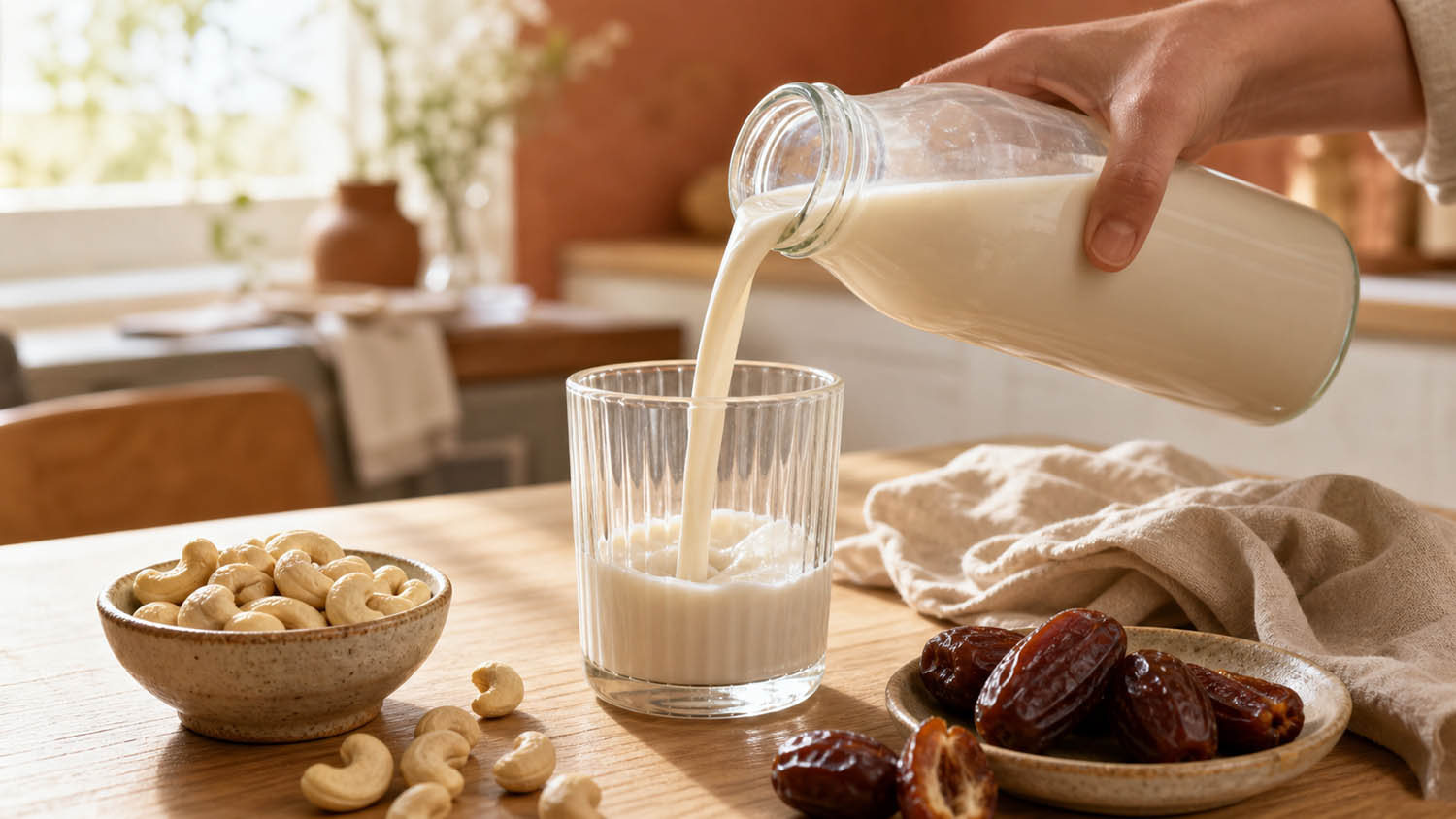 Recette Lait Cajou & Dattes