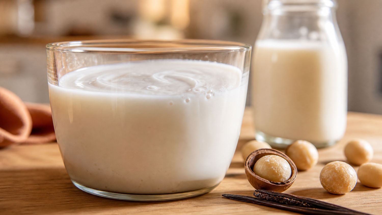 recette Lait Macadamia & Vanille