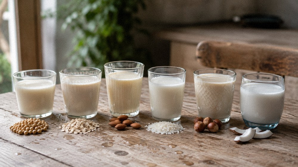 Six boissons comparées pour trouver le meilleur lait végétal